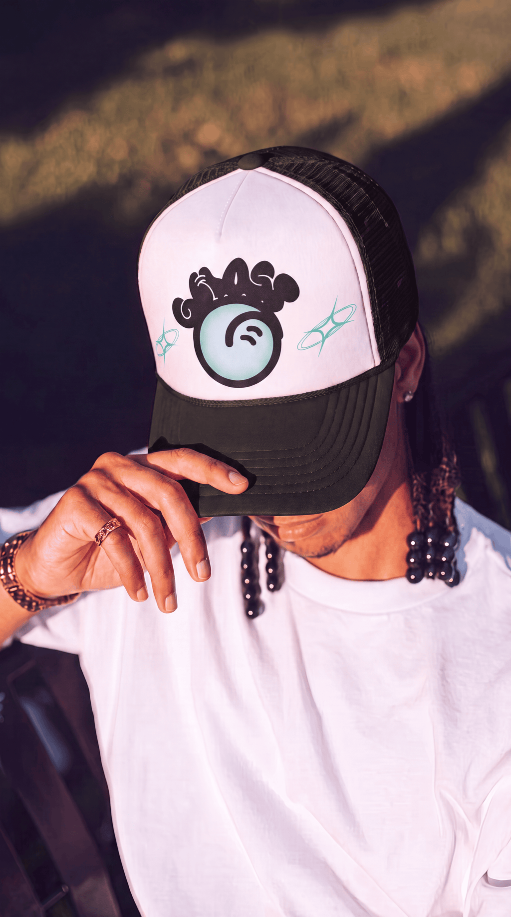 Black Ghost Trucker Cap