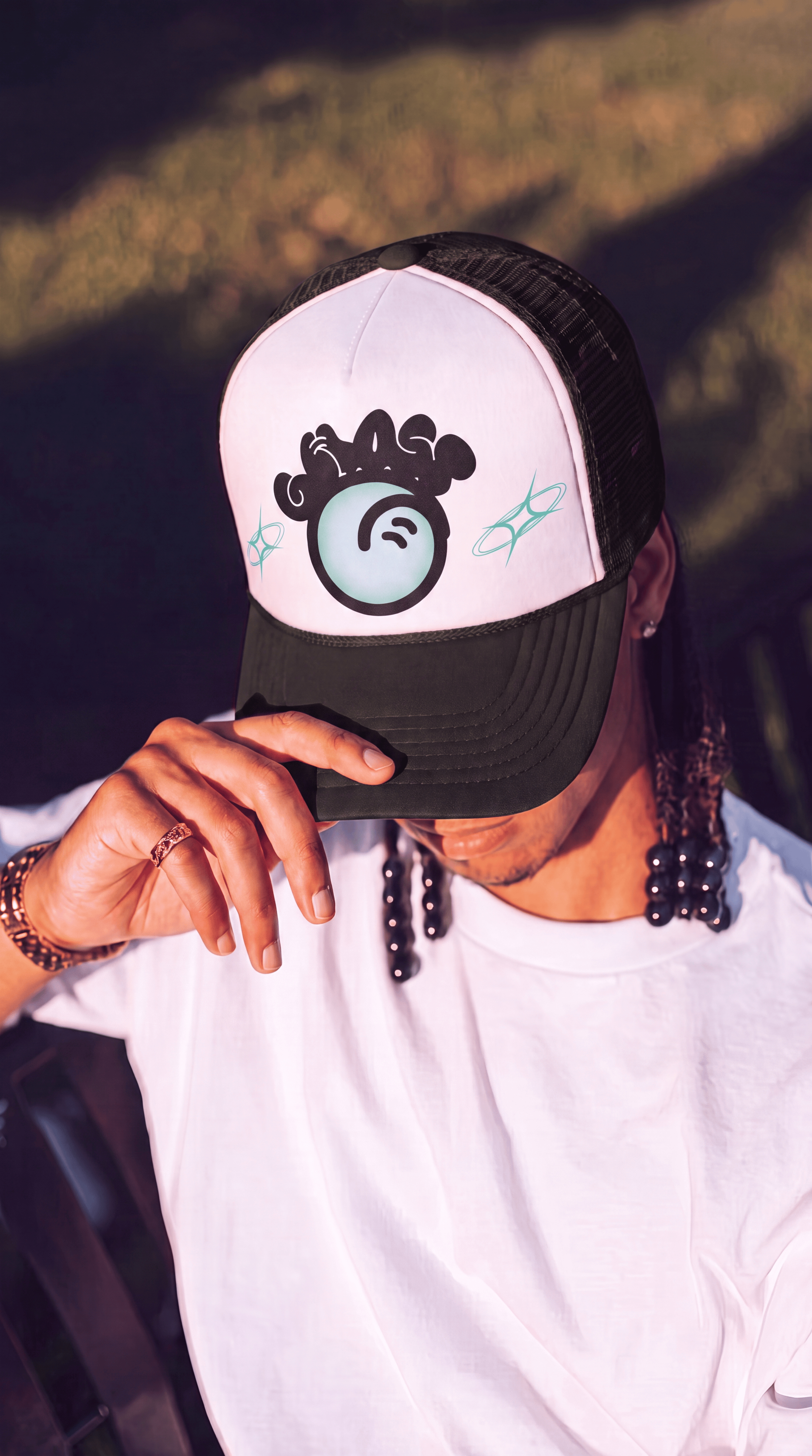 Black Ghost Trucker Cap