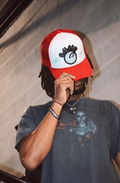 Red Ghost Trucker Cap