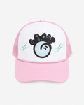 Pink Ghost Trucker Cap