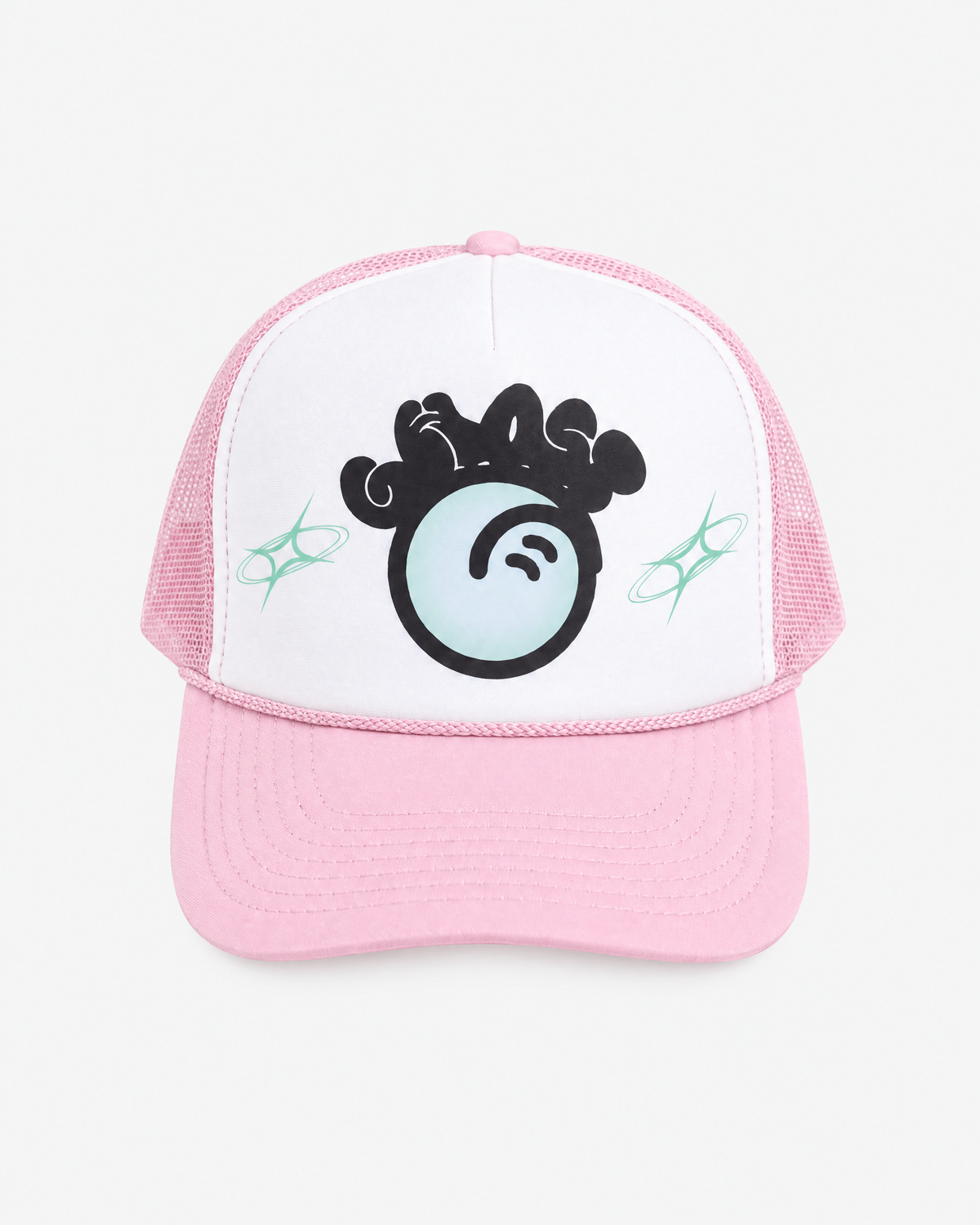 Pink Ghost Trucker Cap